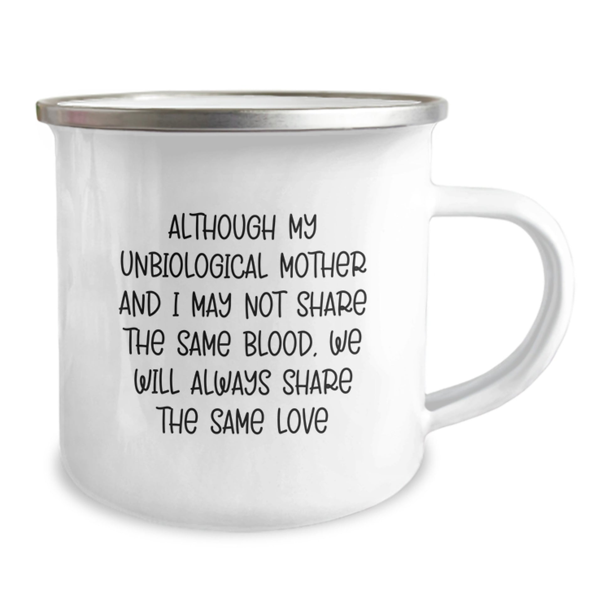 Unbiological Mother Keepsake Camping Mug for Her Birthday Gift Heartfelt - Image 2