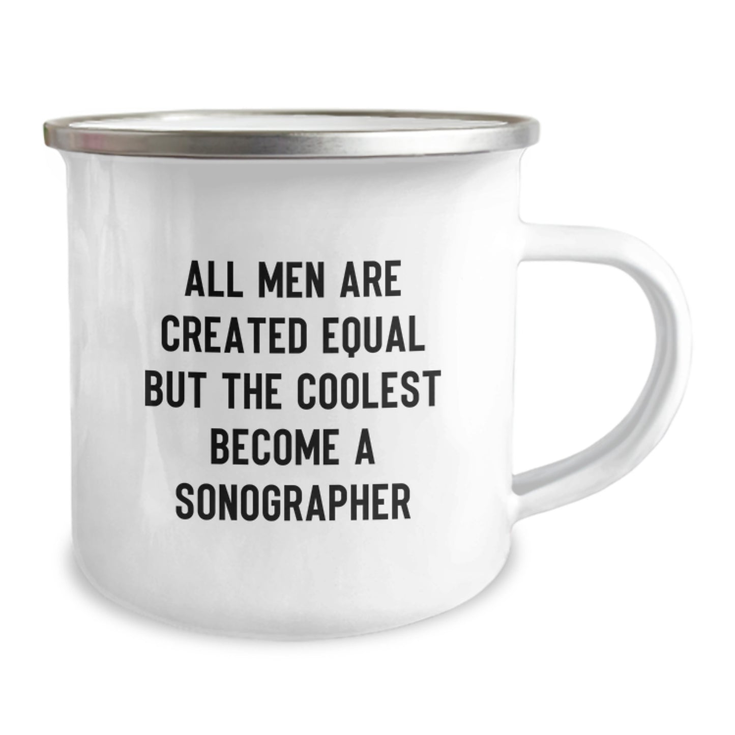 Sonographer Keepsake Camping Mug for Him Birthday Gift Premium Stainless - Image 2