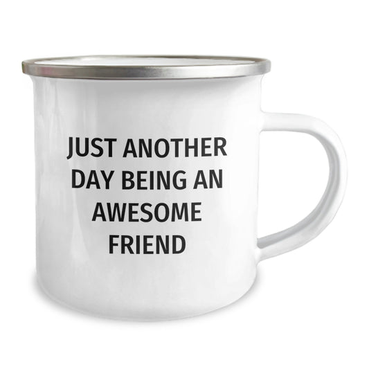 Playful Fun Camping Mug for Friends – Bright Birthday Gift - Image 2