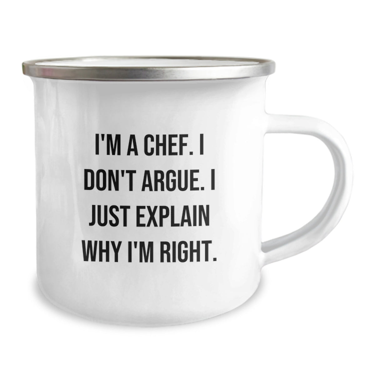 Chef Camping Mug Companion for a Best Friend Birthday Gift with Bold - Image 2