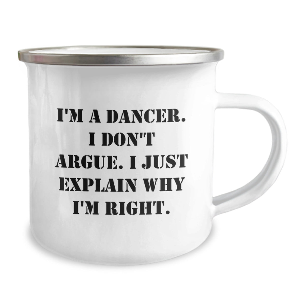 For Him Keepsake Birthday Gift Camping Mug – I'm A Dancer - Image 2