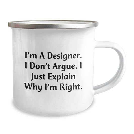 Bold Designer Camping Mug Limited Novelty for Friends Birthday Gift - Image 2