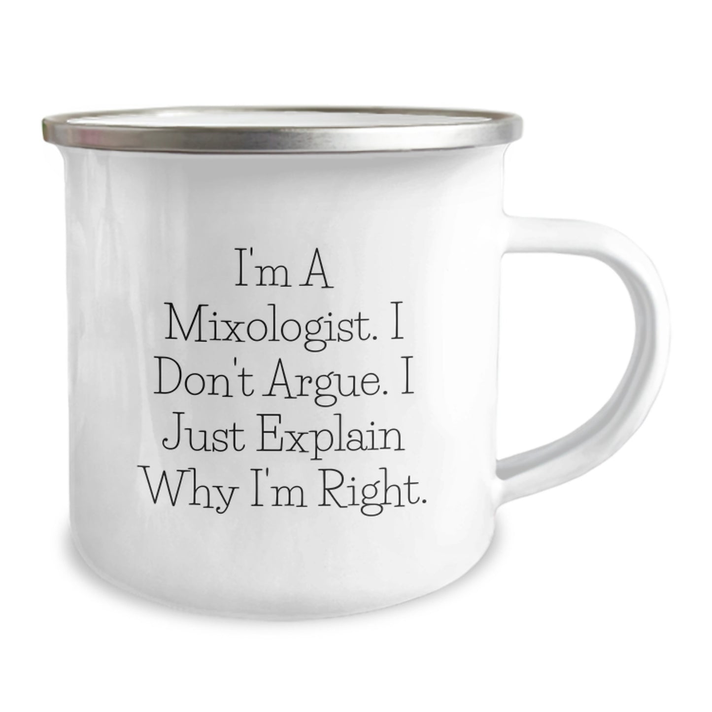 Funny Mixologist Gifts from Friends - Mother's Day Unique Gifts for Men and Women - Camping Mug with Quote - Image 2