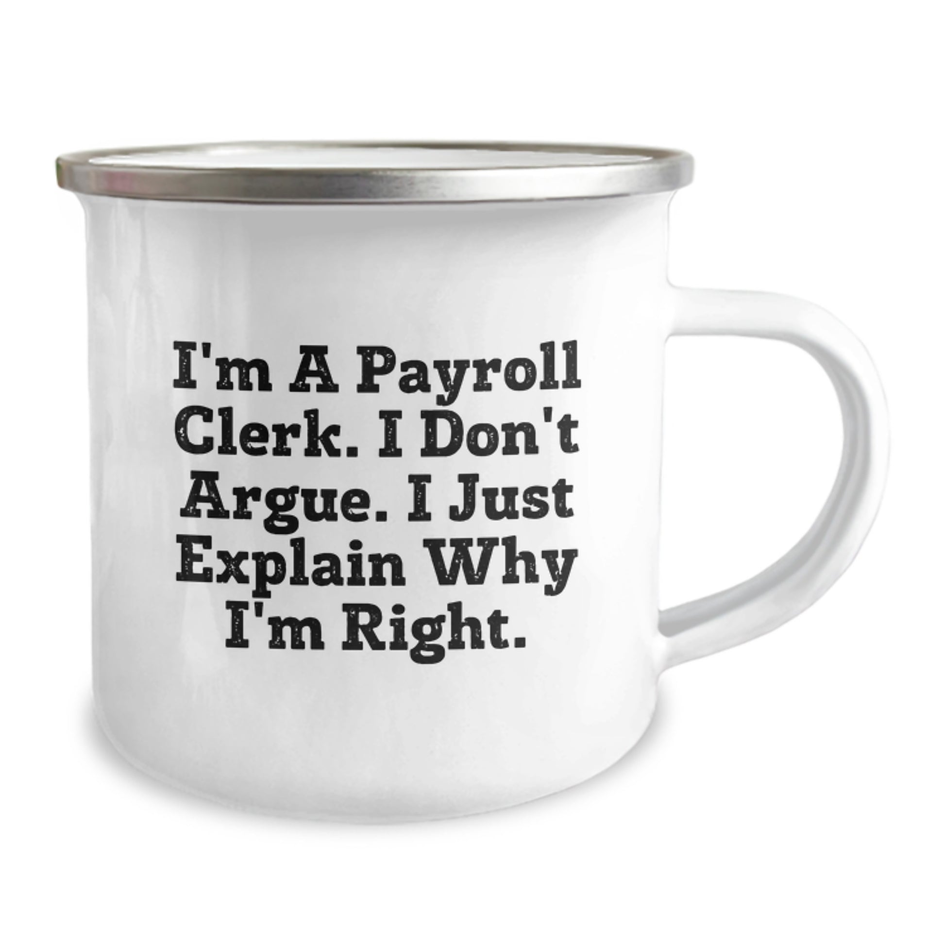 Gifts for Payroll Clerk Friends, Unique Funny Camping Mug, Inspirational Quote for Graduation - Image 2