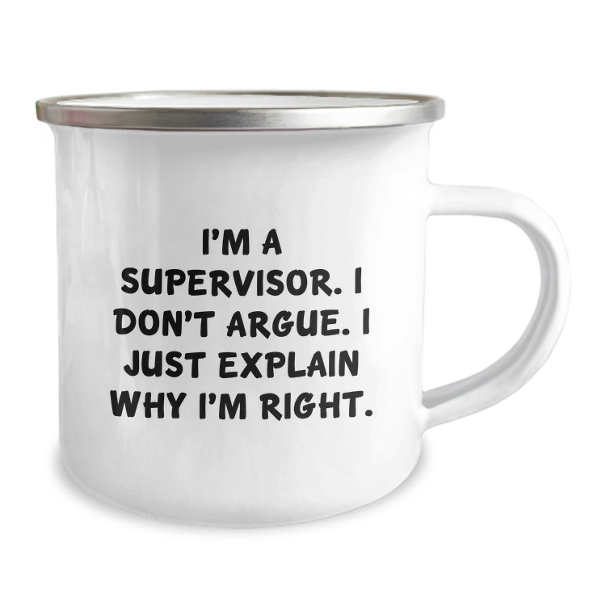 Funny Supervisor Gifts for Men Graduation Unique Camping Mug, Gifts from Friends, Perfect for Supervisor, Graduation Celebration - Image 2
