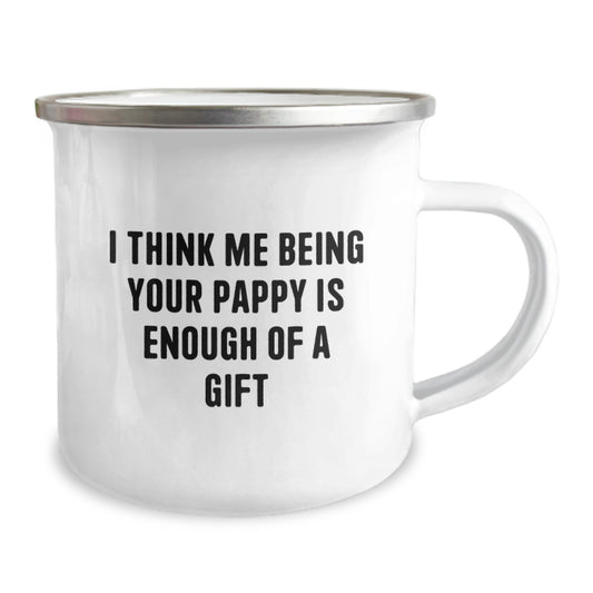 Funny Pappy Gifts for Men Camping Mug Birthday Unique Ideas from Family - Image 2