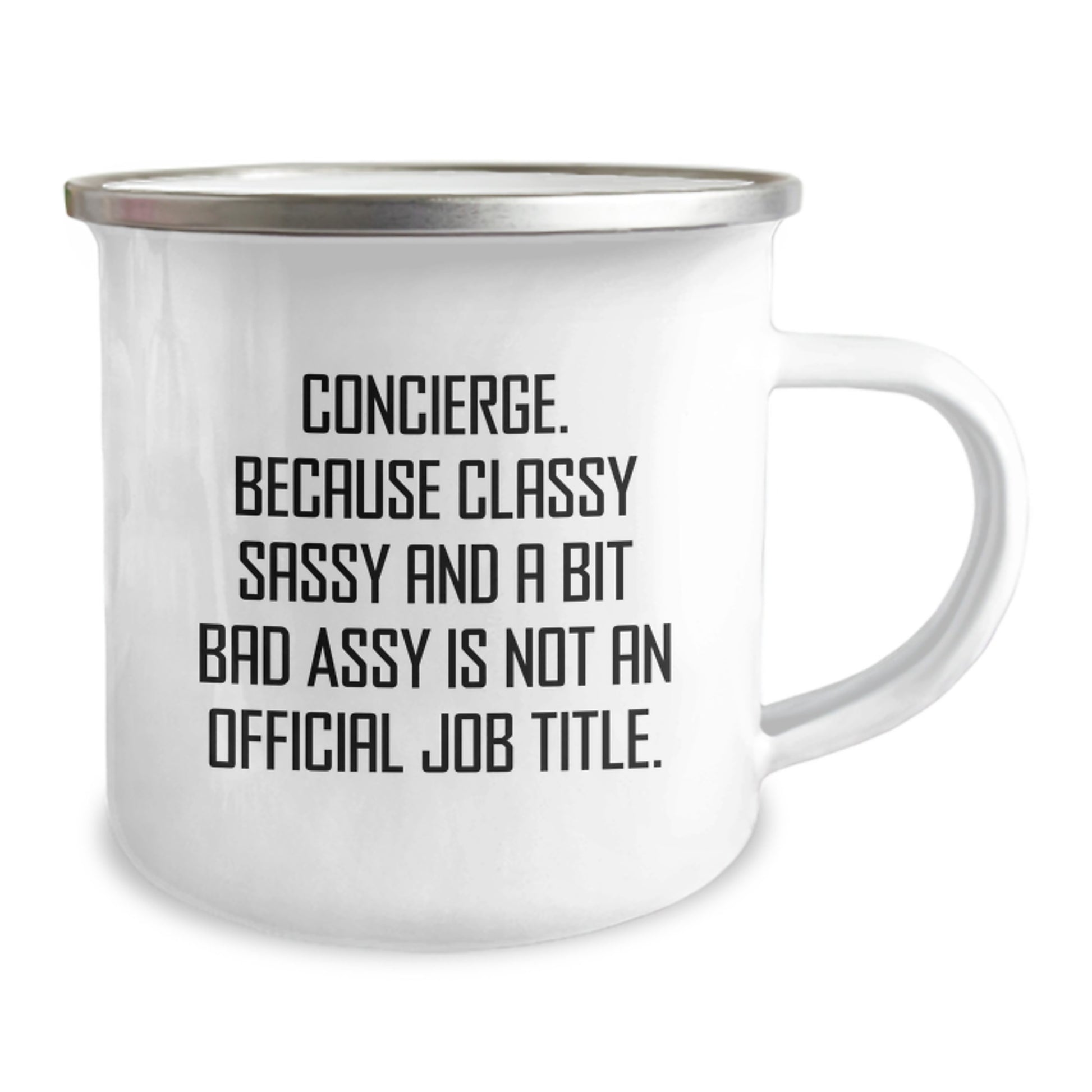 Concierge Class Gifts from Men to Concierge Women, Funny Camping Mug for Dad Mom, Unique Mother's Day Unique Gifts - Image 2