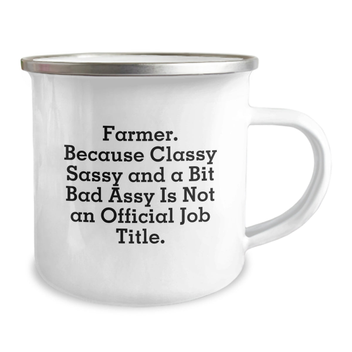 Birthday Gift Farmer Camping Mug for Her – Classy Sassy And Bit Bad Assy - Image 2