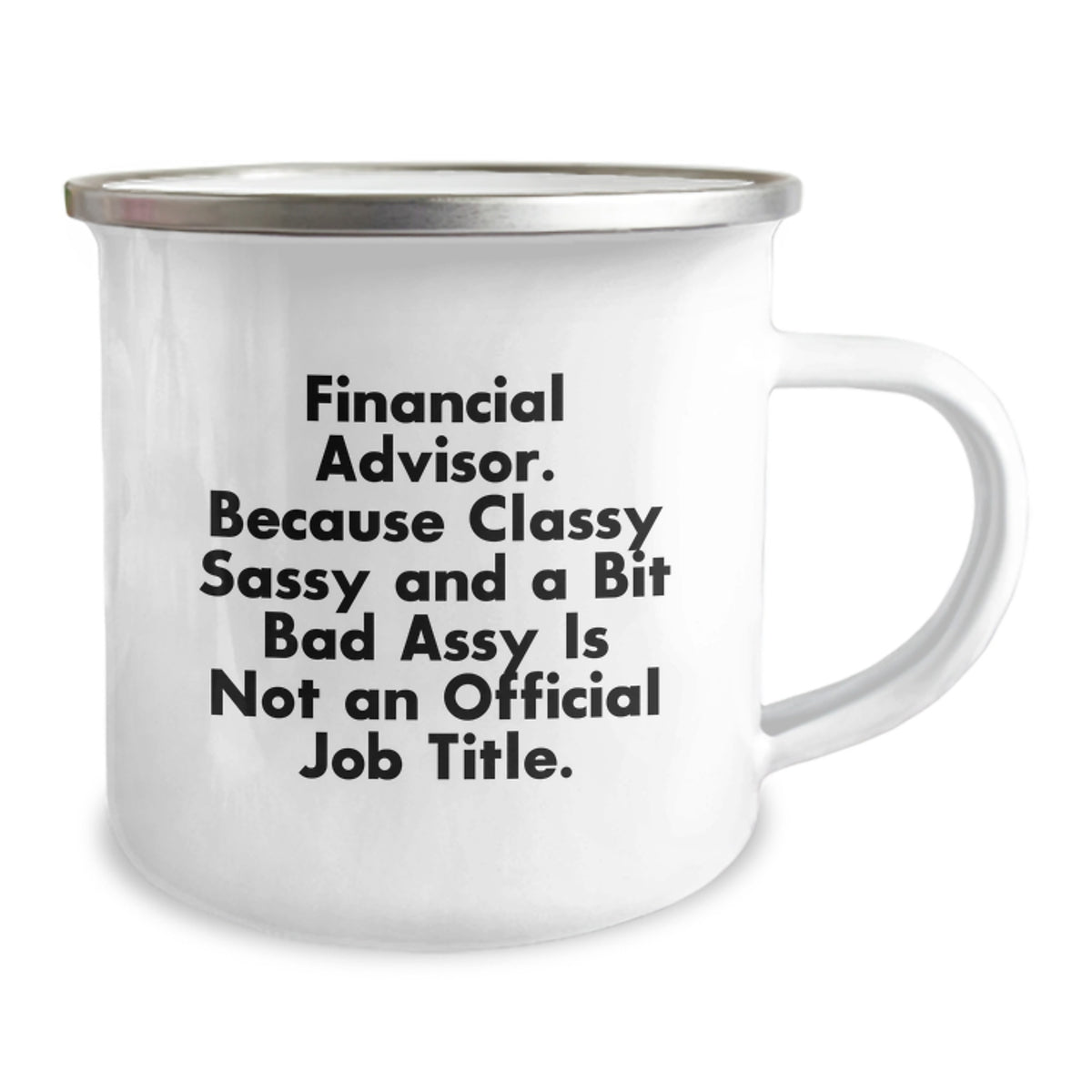 Birthday Gift for Her Financial Advisor Camping Mug Present - Image 2