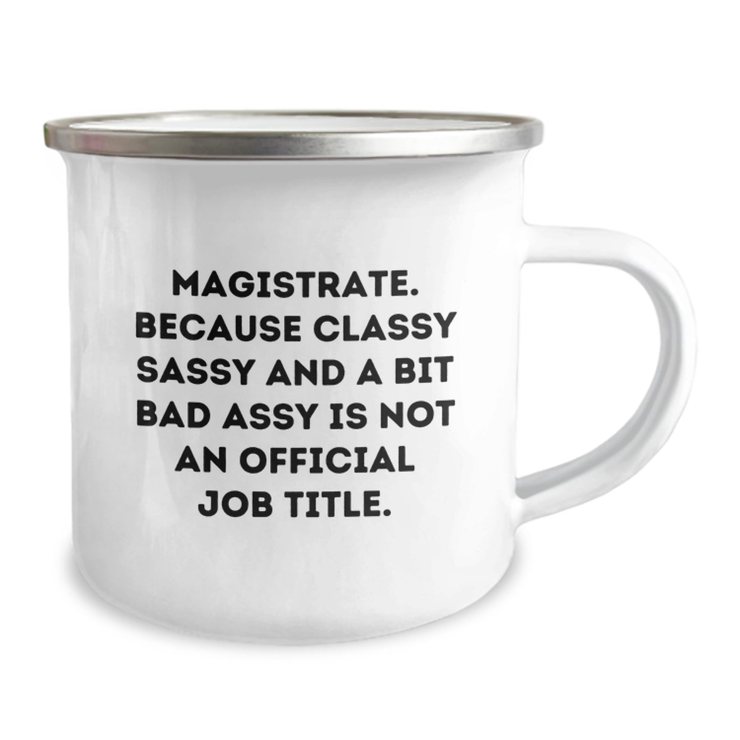 Magistrate Gifts from Friends - Valentine's Unique Funny Mugs - Camping Mug for Magistrate Men - Image 2