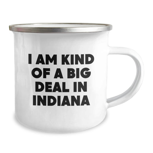 Indiana Camping Mug, Great Funny Gift for Indiana Lovers, Birthday Unique Gifts from Men to Indiana Friends - Image 2