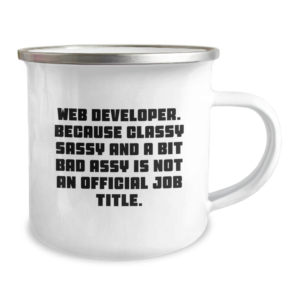 Birthday Gift Web Developer Camping Mug for Her Present - Image 2