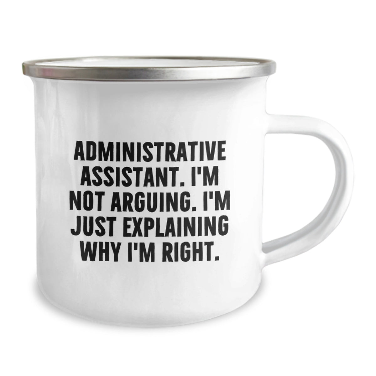 Birthday Gift for Her Administrative Assistant Camping Mug Present - Image 2