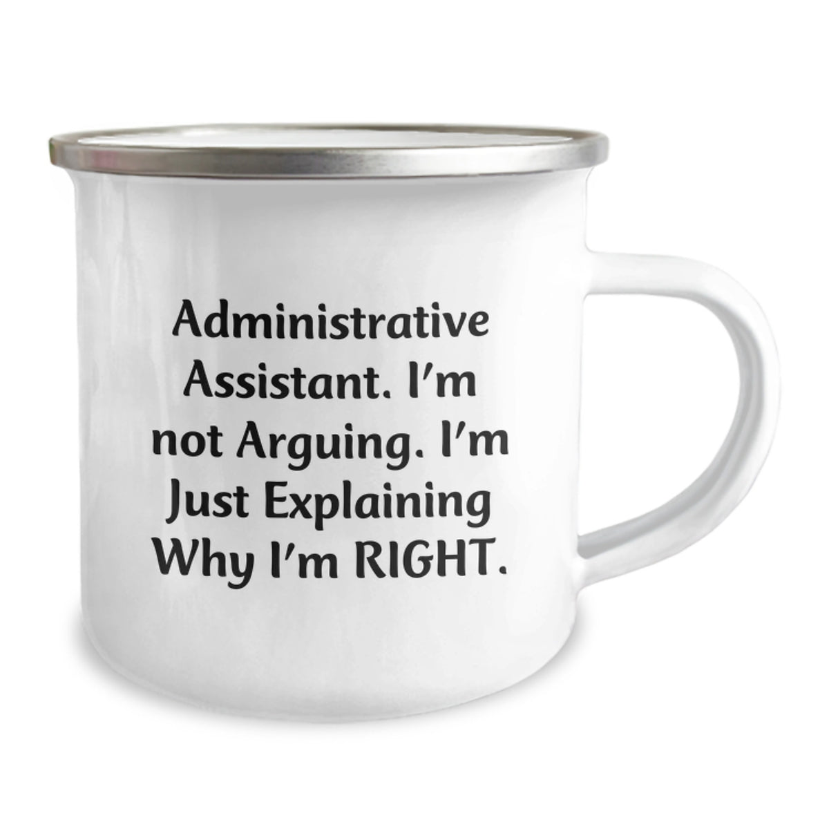 Administrative Assistant Novelty Camping Mug for Friends Birthday Gift - Image 2