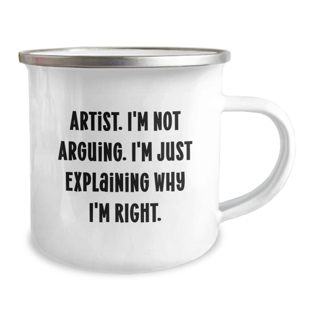 Artist Camping Mug Gift for Him - A Witty Keepsake Present - Image 2