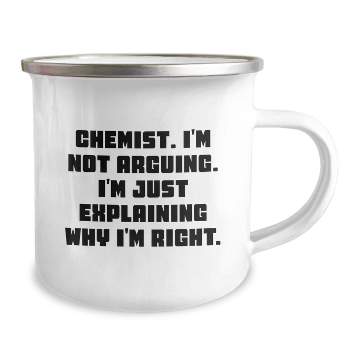Chemist Keepsake Camping Mug for Him Christmas Gift - Image 2