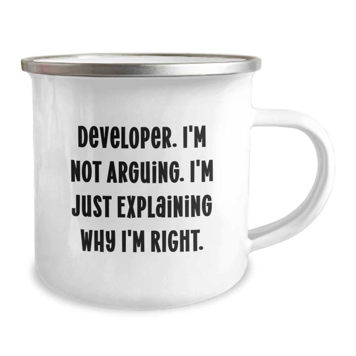 Christmas Gift for Her Developer Mug - Confident Explanations - Image 2