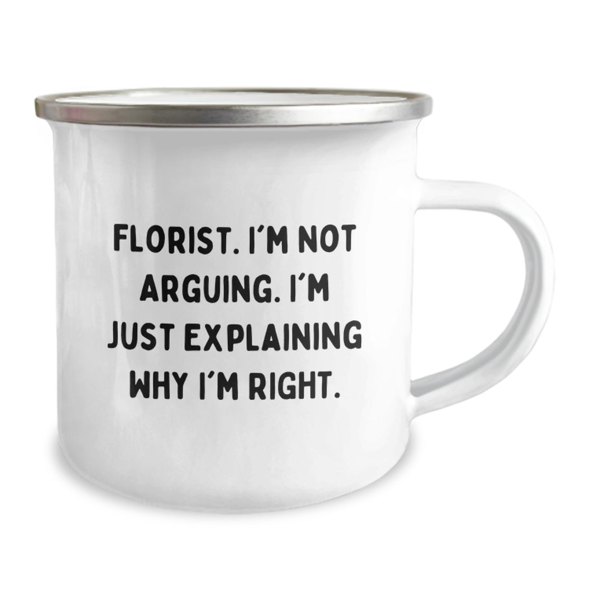 Christmas Gift for Her Witty Florist Camping Mug - Explaining Why I'm - Image 2
