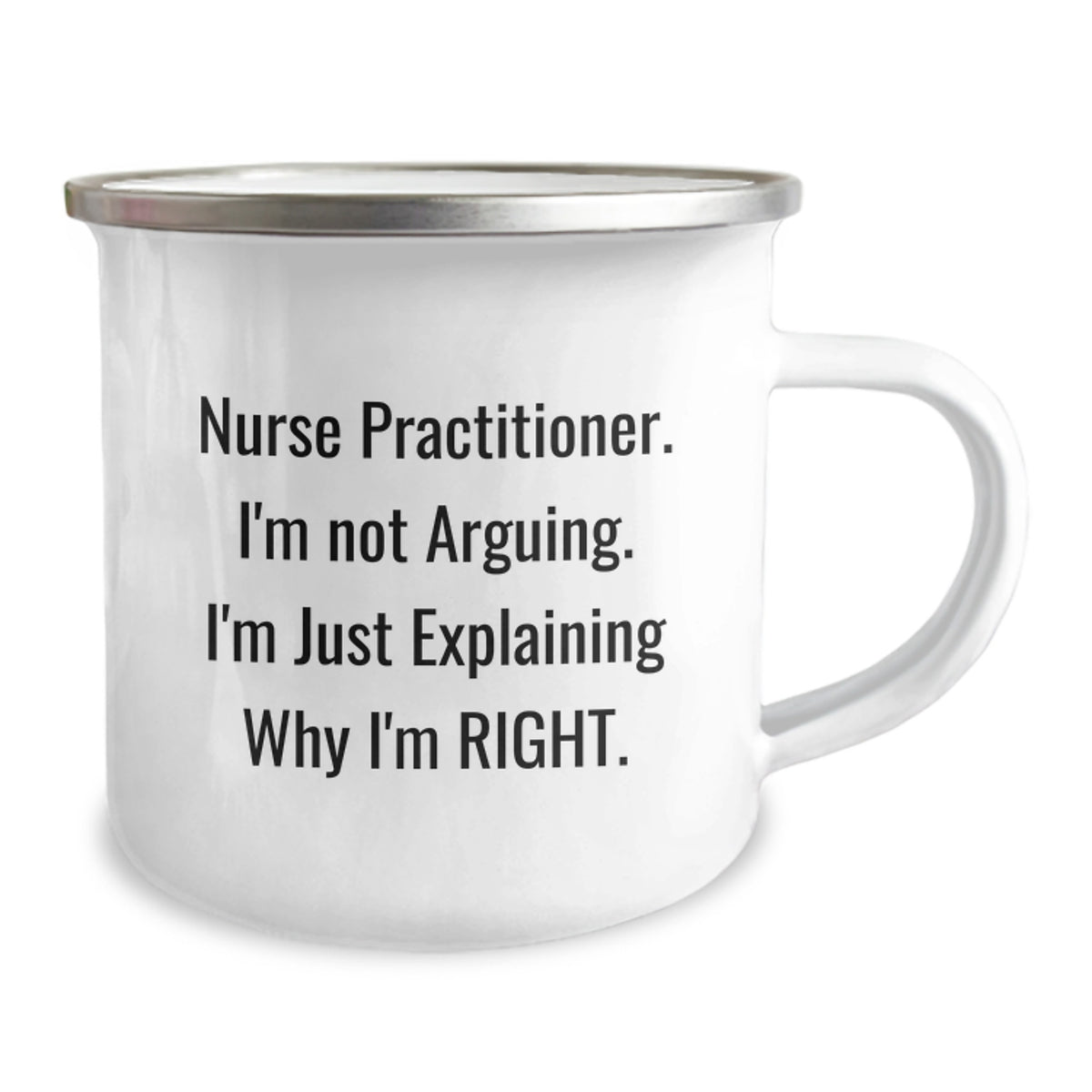 Birthday Gift Nurse Practitioner Camping Mug for Her Keepsake Present - Image 2