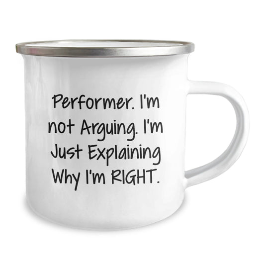 Birthday Gift Performer Camping Mug for Her Present 12oz - Image 2
