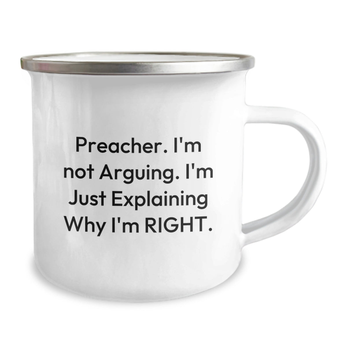Preacher Camping Mug Gift for Him - A Righteous Keepsake - Image 2