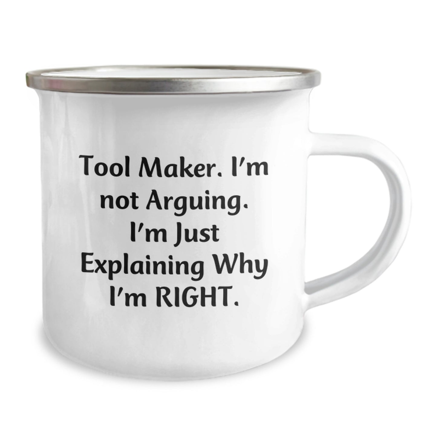 Funny Tool Maker Gifts from Men, Unique Graduation Unique Gifts for Tool Makers, Funny Camping Mug - Image 2