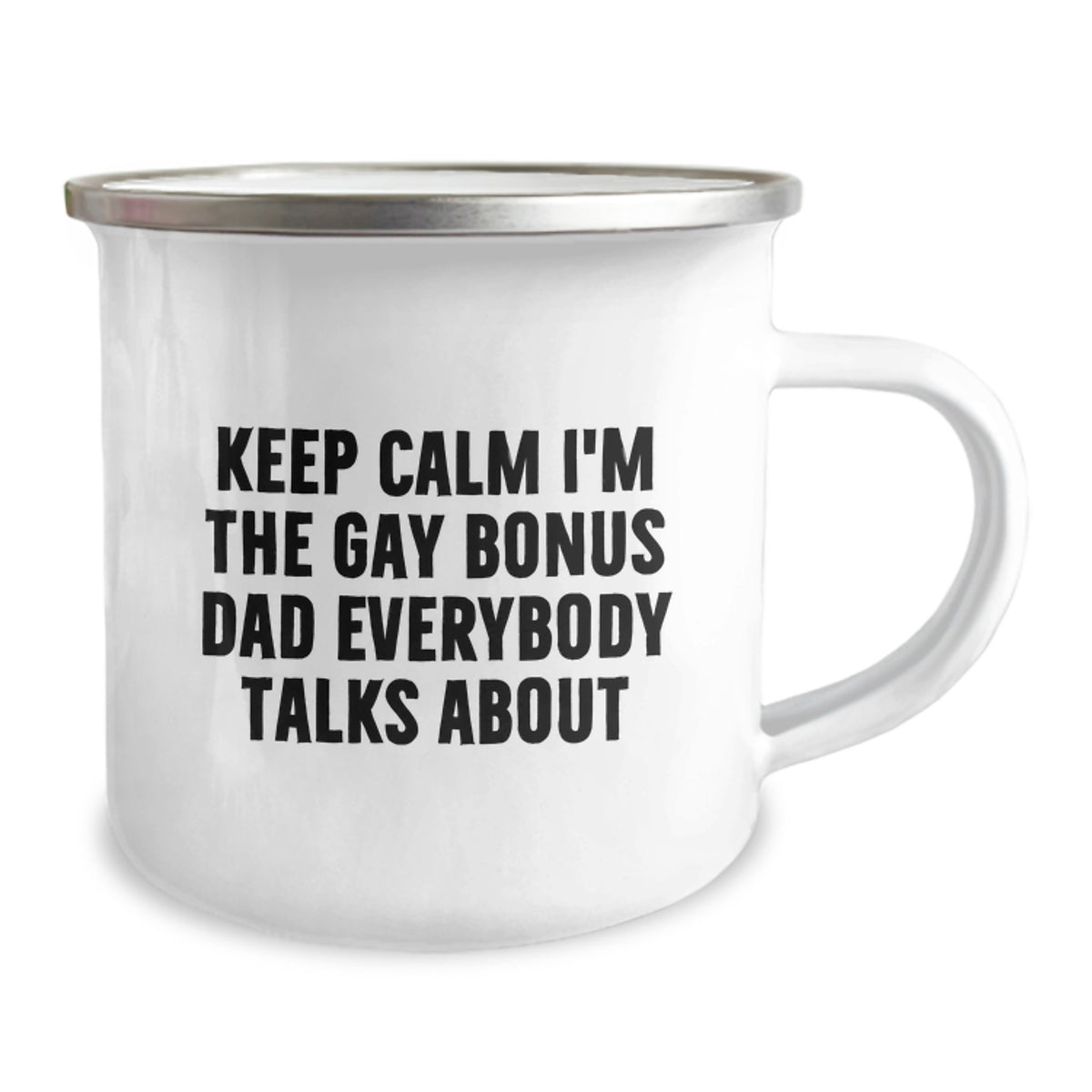 Bonus Dad Gift For Him - Keep Calm, A Humorous Keepsake Camping Mug - Image 2