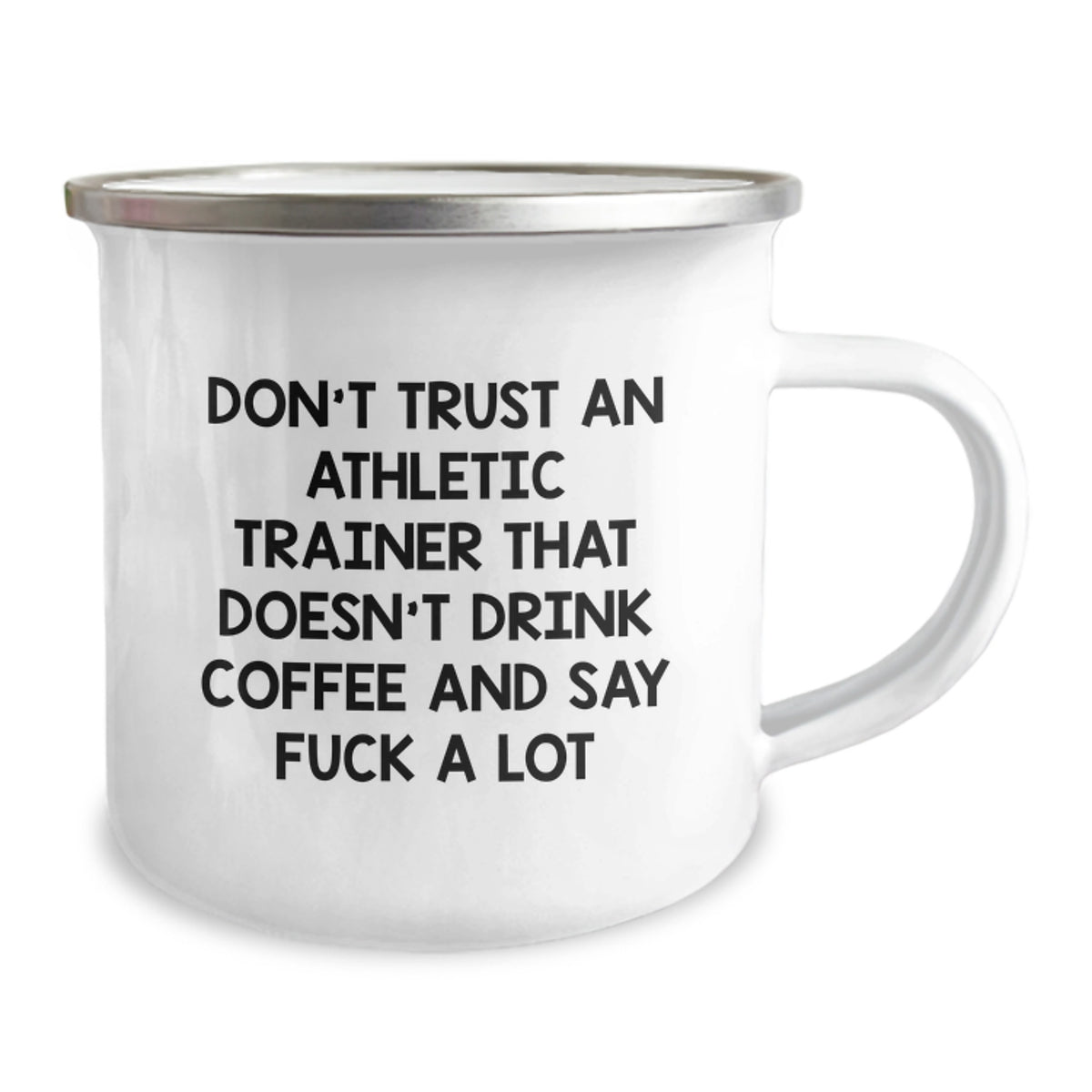 Athletic Trainer Gift for Him A Sarcastic Keepsake Camping Mug - Image 2