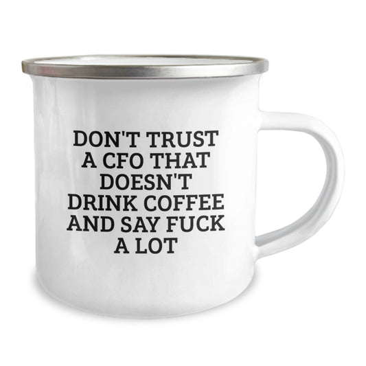 Funny CFO Gifts for Men, Christmas Unique Mugs for CFO Friends, Coffee Lovers Say 'F--k A Lot' Quote - Image 2