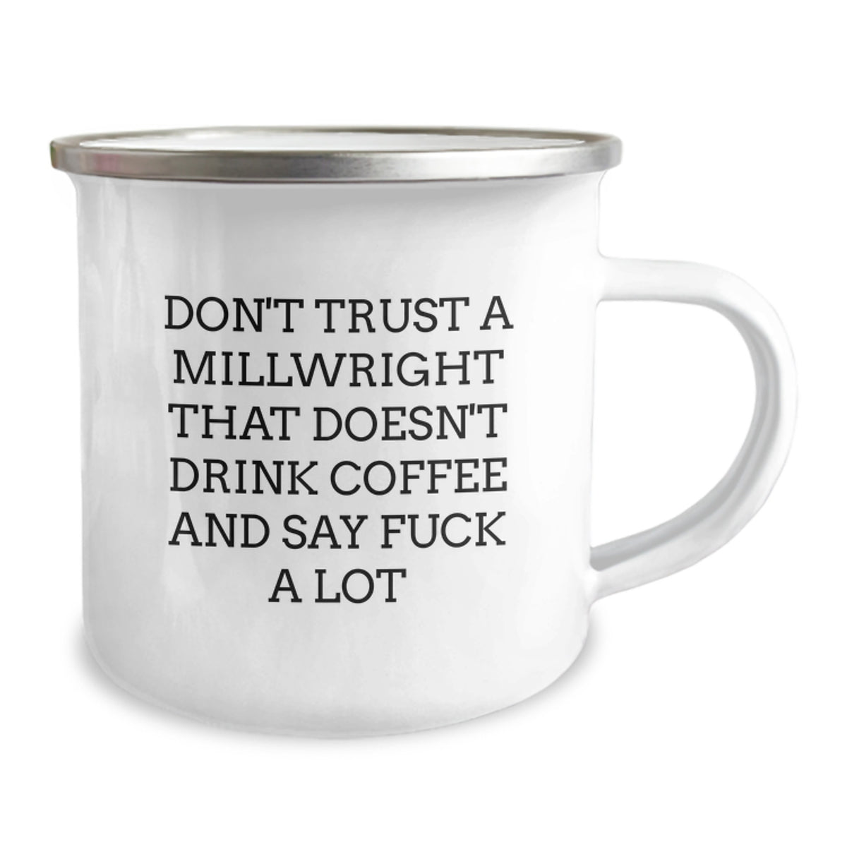 Christmas Gift for Her Millwright's Humorous Camping Mug - Image 2