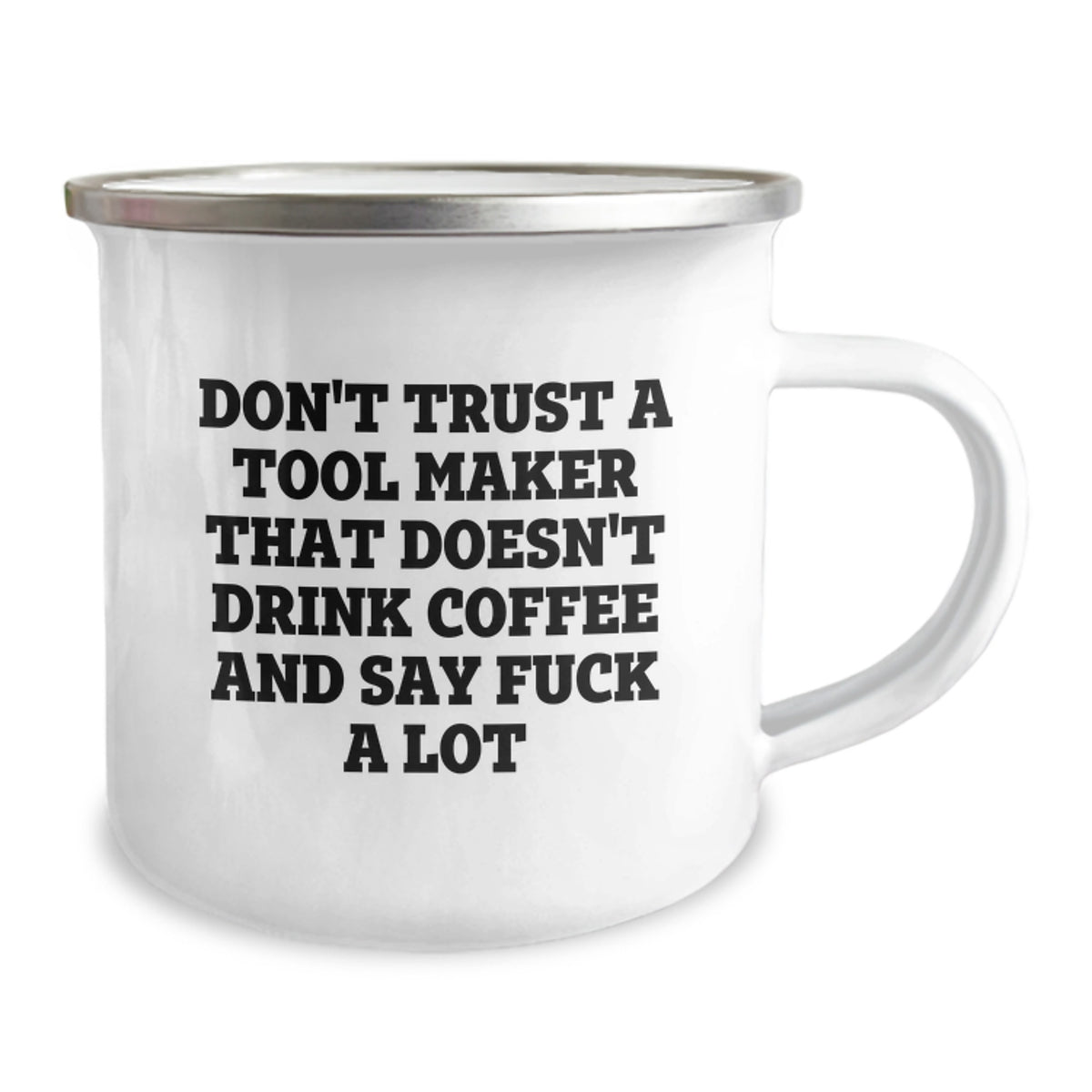 Tool Maker Christmas Gift for Him - Frank Quote Keepsake Camping Mug - Image 2