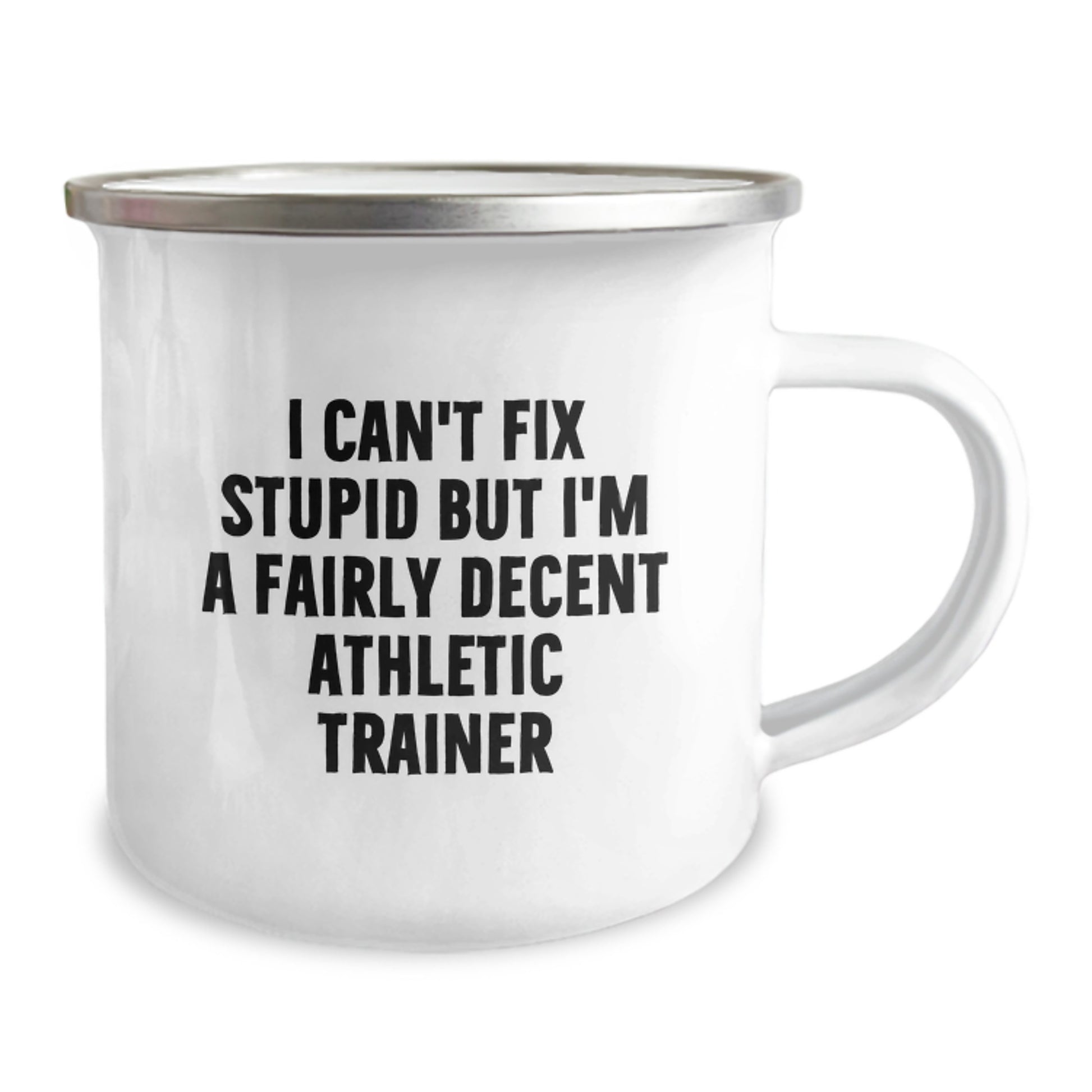 Funny Athletic Trainer Gifts for Men, Unique Graduation Gifts from Family, Friends, or Coworkers, Camping Mug with Humorous Quote - Image 2