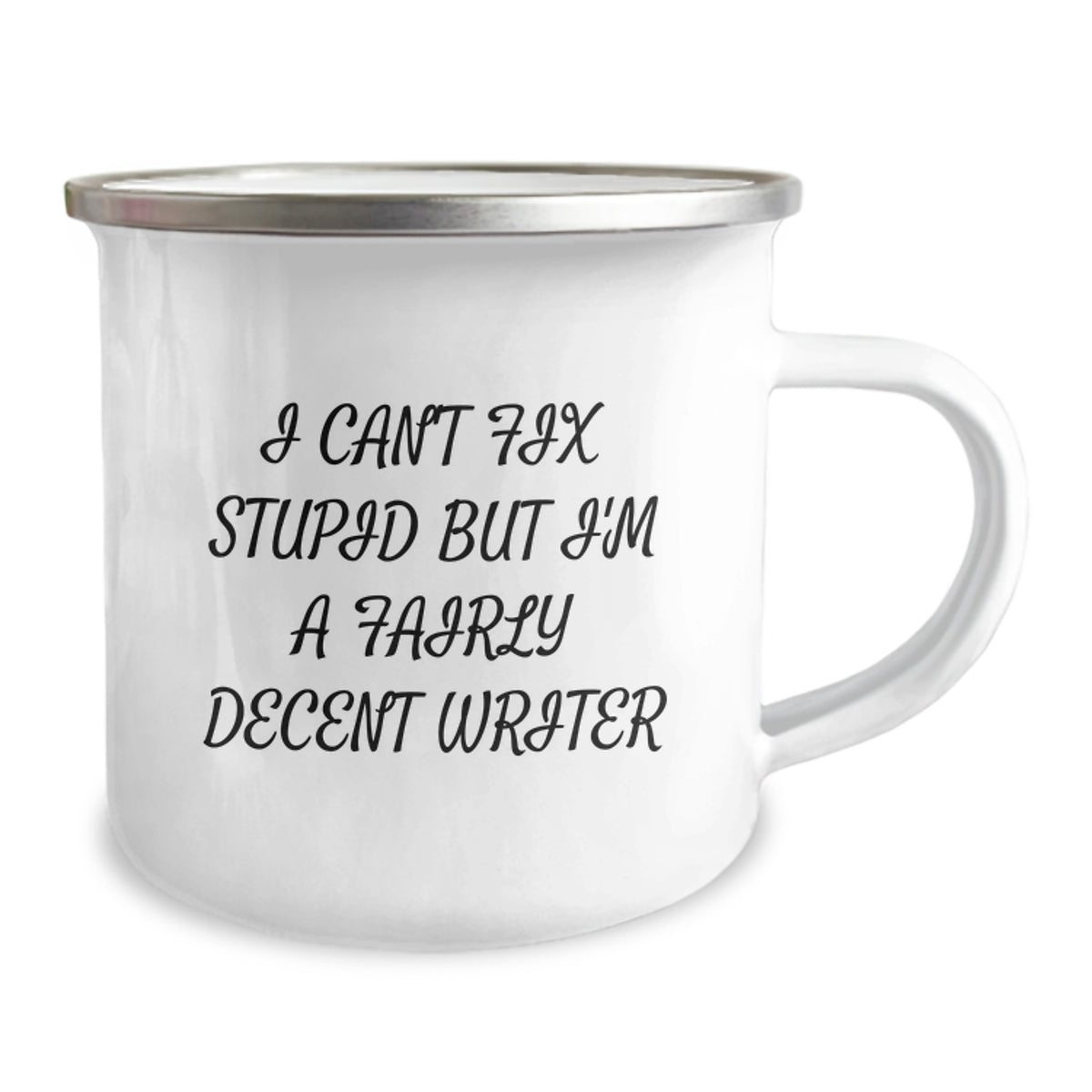 Christmas Gift for Her - Humorous Writer Present I Can't Fix Stupid - Image 2