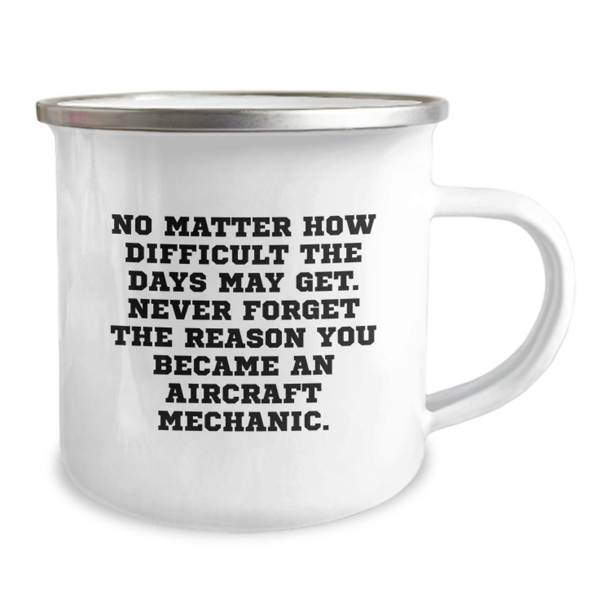 Christmas Gift for Her Uplifting Aircraft Mechanic Camping Mug - Image 2