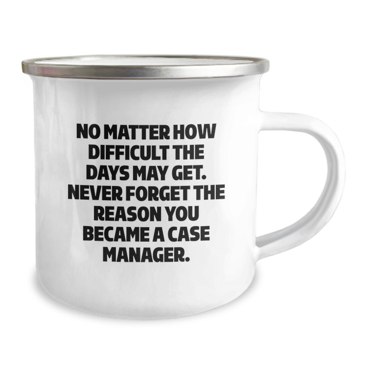 Uplifting Camping Mug Gift for Friends - Case Manager Novelty Present - Image 2