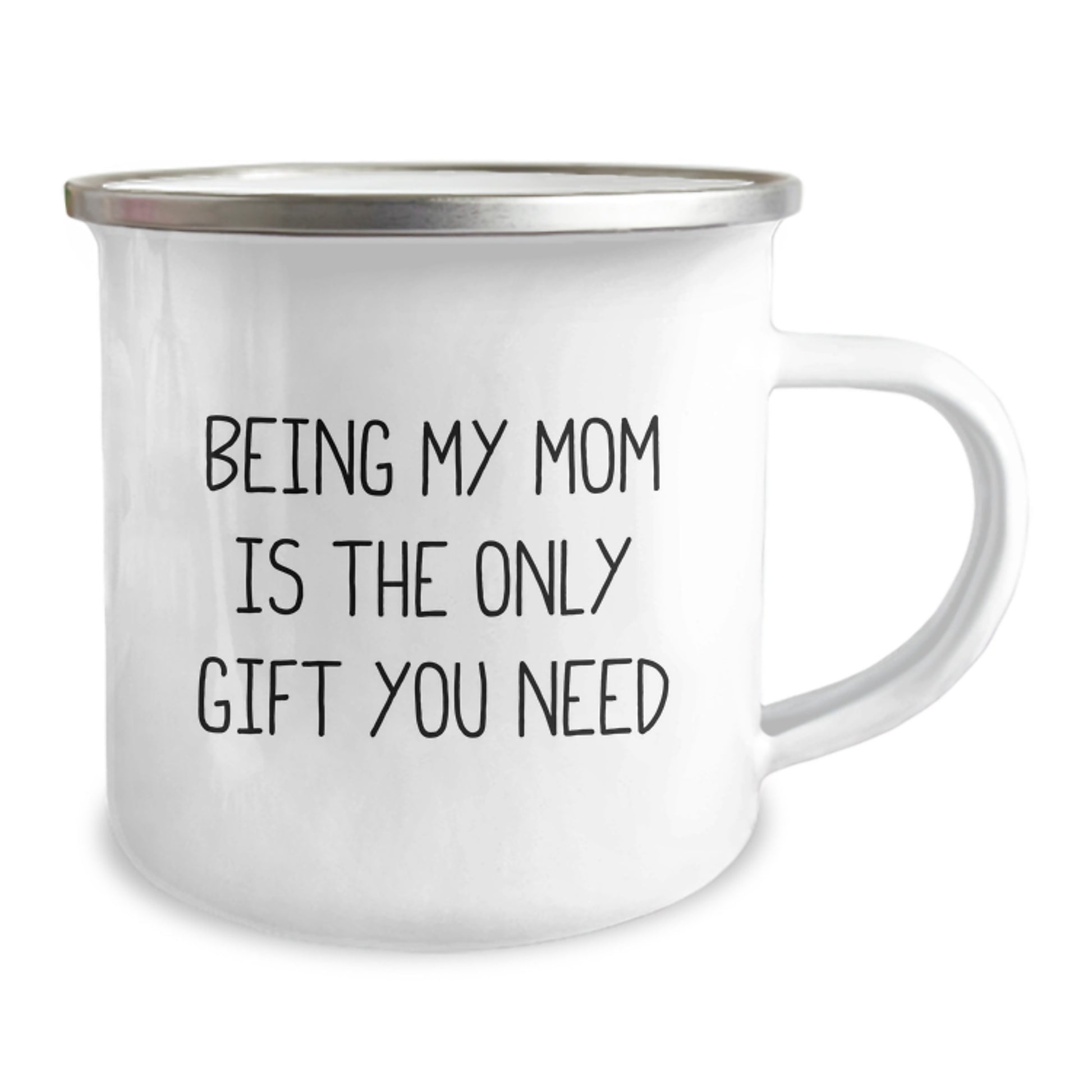 Funny Mom Gifts for Graduation, Being My Mom Is The Only Gift You Need, Camping Mug for Mom from Family, Unique Graduation Gifts - Image 2