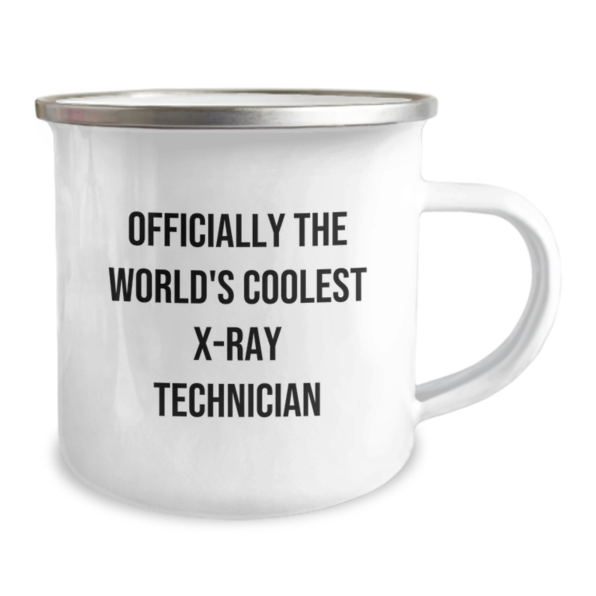 Funny X-Ray Technician Gifts for Him, Graduation Unique Gifts, Camping Mug, Officially The World's Coolest X-ray Technician Quote - Image 2