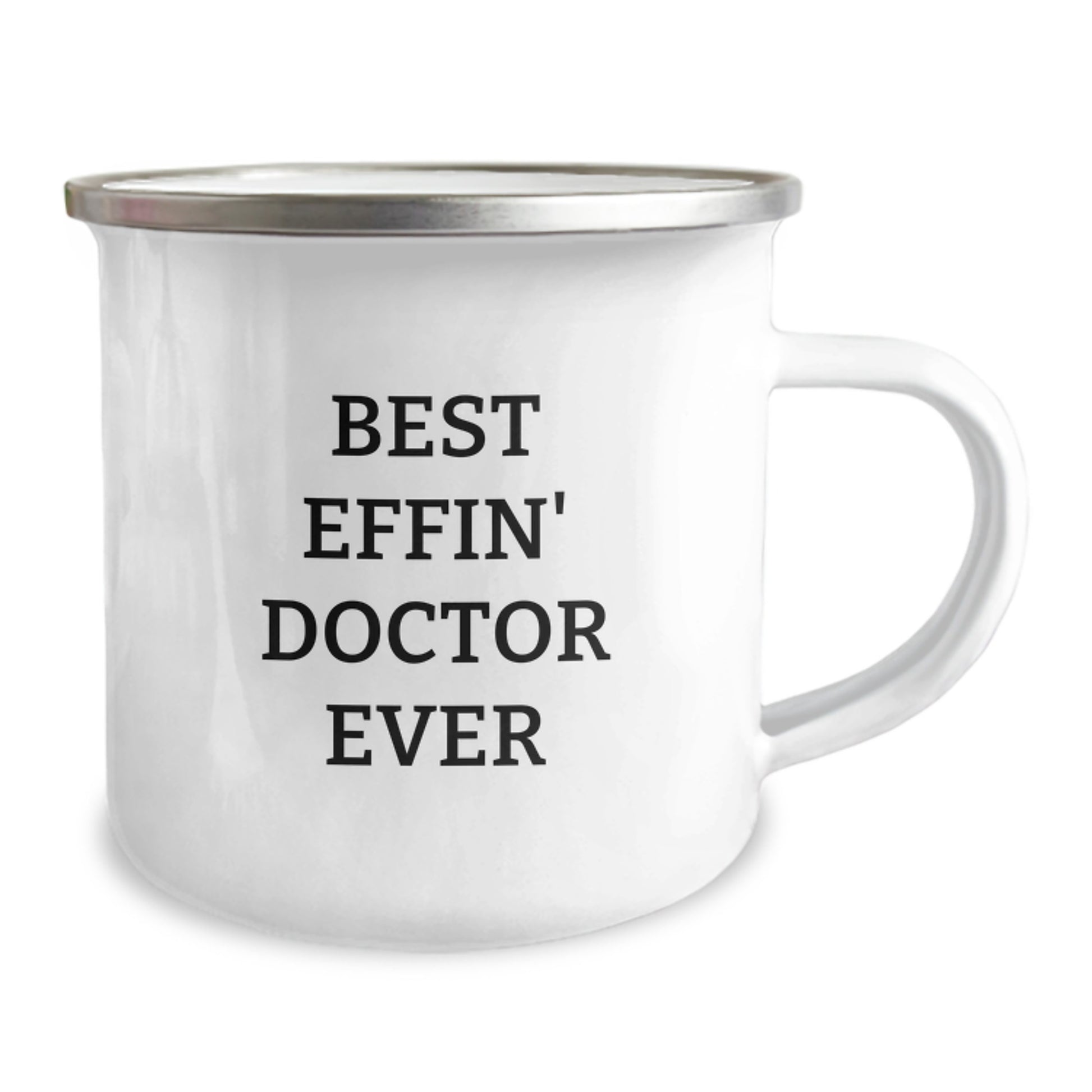 Funny Doctor Gifts for Graduation - Best Effin' Doctor Ever Camping Mug - Unique Gifts from Friends and Family to Doctor Men and Women - Image 2