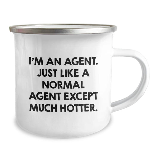 Funny Agent Gifts from Friends - I'm An Agent Camping Mug for Agent Birthday Unique Gifts - Image 2