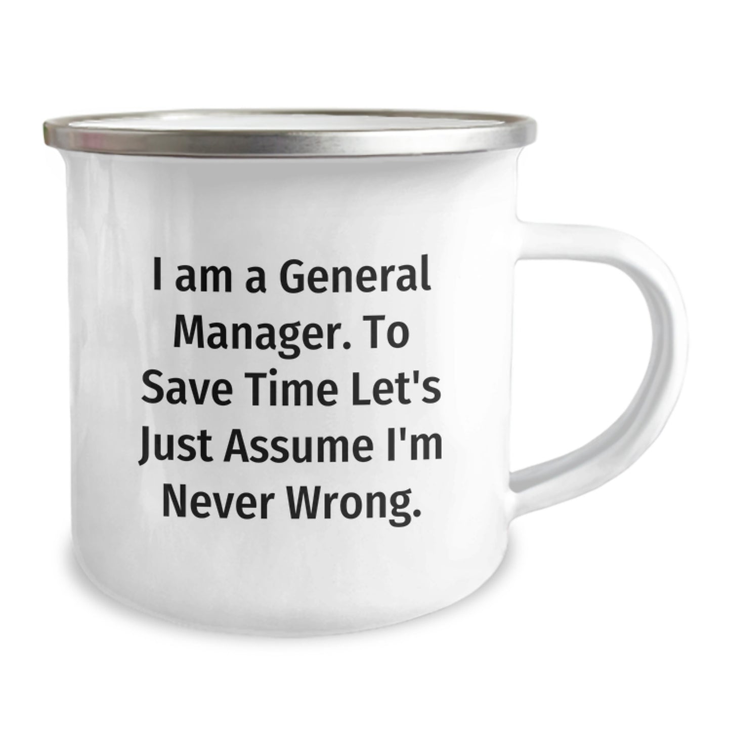 Funny General Manager Camping Mug Gifts for Men from Family on Christmas Morning - Image 2