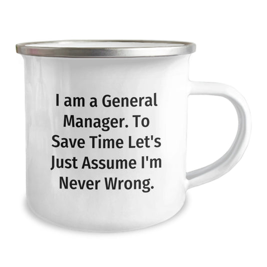 Funny General Manager Camping Mug Gifts for Men from Family on Christmas Morning - Image 2