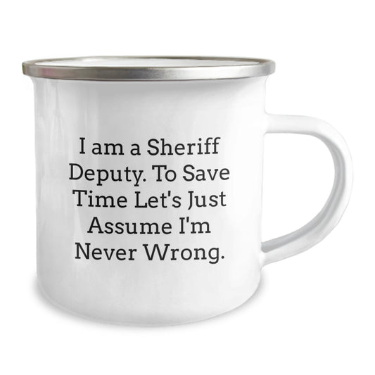 Funny Sheriff Deputy Gifts, Sheriff Deputy Humor Mugs, Graduation Unique Gifts for Men from Friends - Image 2