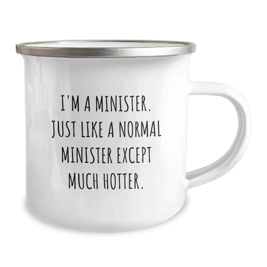 Funny Minister Gifts from Men to Minister Friends on Mother's Day Unique Camping Mug - Image 2