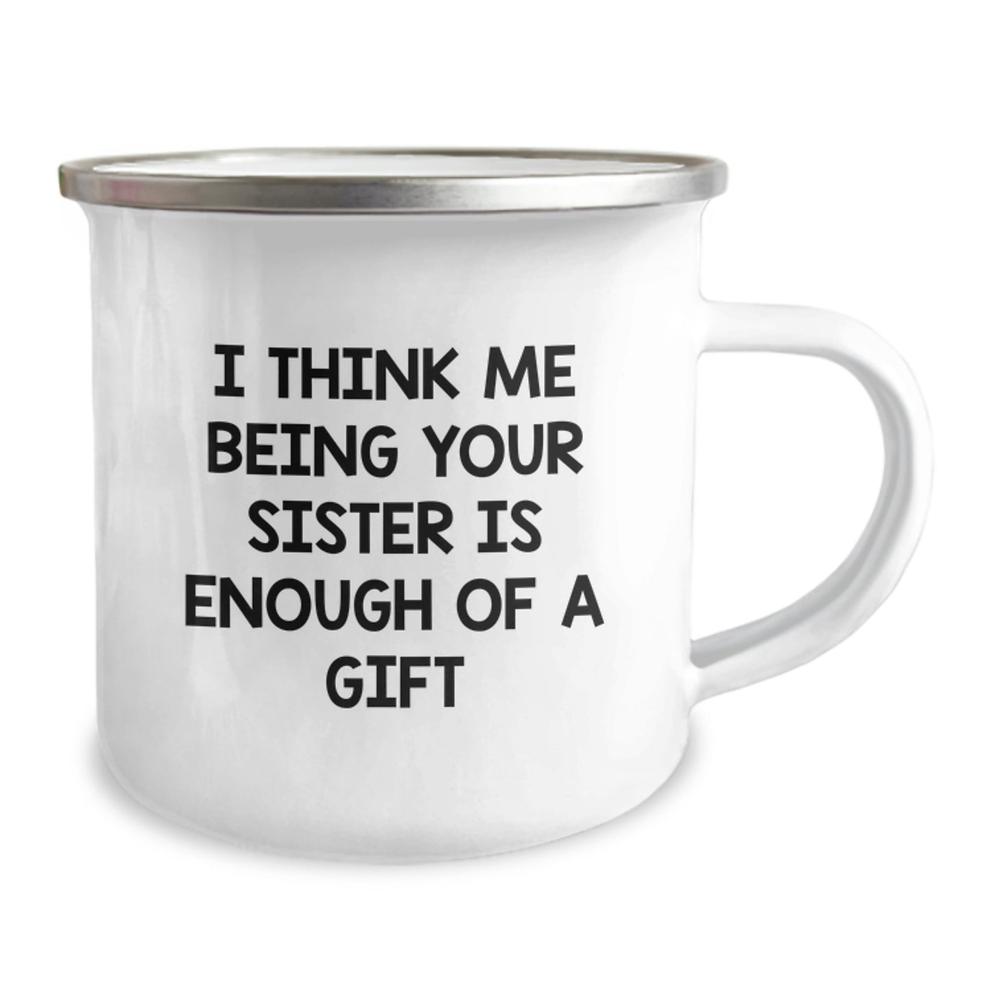 Birthday Gift Camping Mug for Mom Present – Sister Love Quote - Image 2