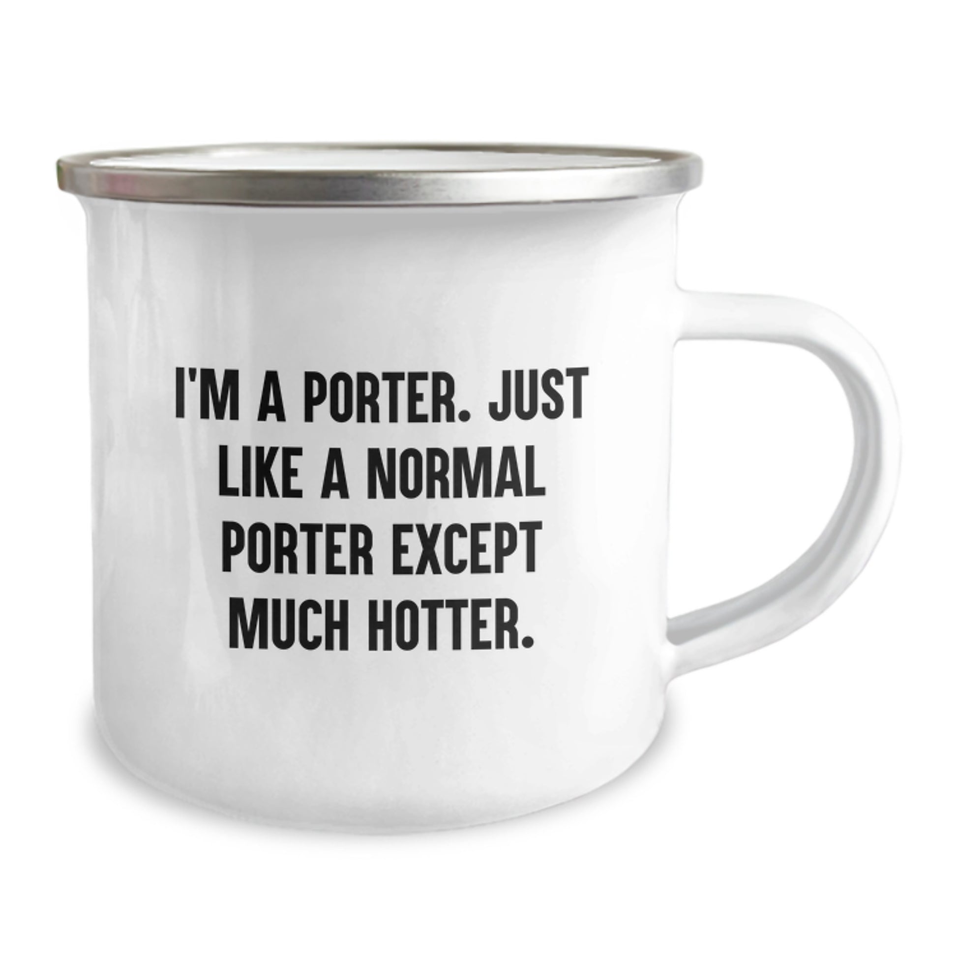 Funny Porter Camping Mug, Gifts for Porter, Unique Christmas Memorable Presents, Funny Quotes Gifts from Friends, Camping Mug for Men - Image 2