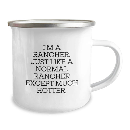 Gifts from Friends to Rancher Funny Camping Mug Birthday Unique Gifts - Image 2