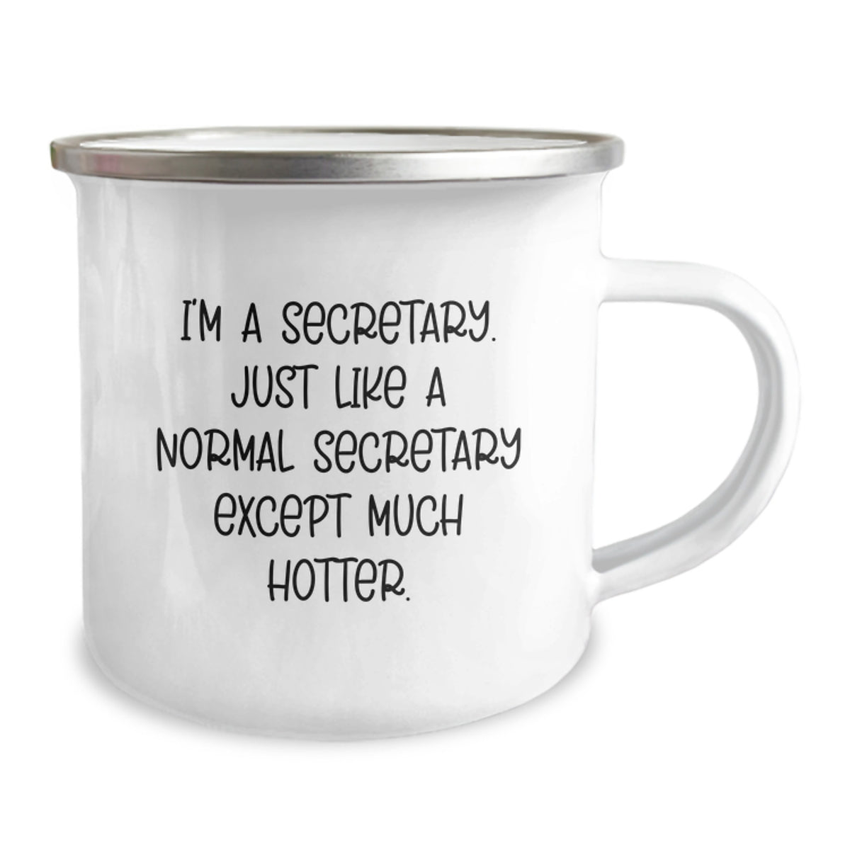 Funny Secretary Gifts from Friends for Birthday Unique Presents - I'm A Secretary Mug, Stainless Steel Camping Mug with Quote - Image 2