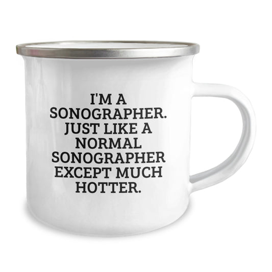 Funny Sonographer Gifts for Dad Father's Day Unique Camping Mugs from Men - Image 2