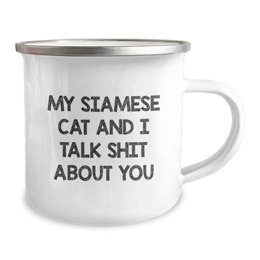 Funny Siamese Cat Gifts for Cat Lovers, Valentine's Unique Mugs for Friends - Image 2