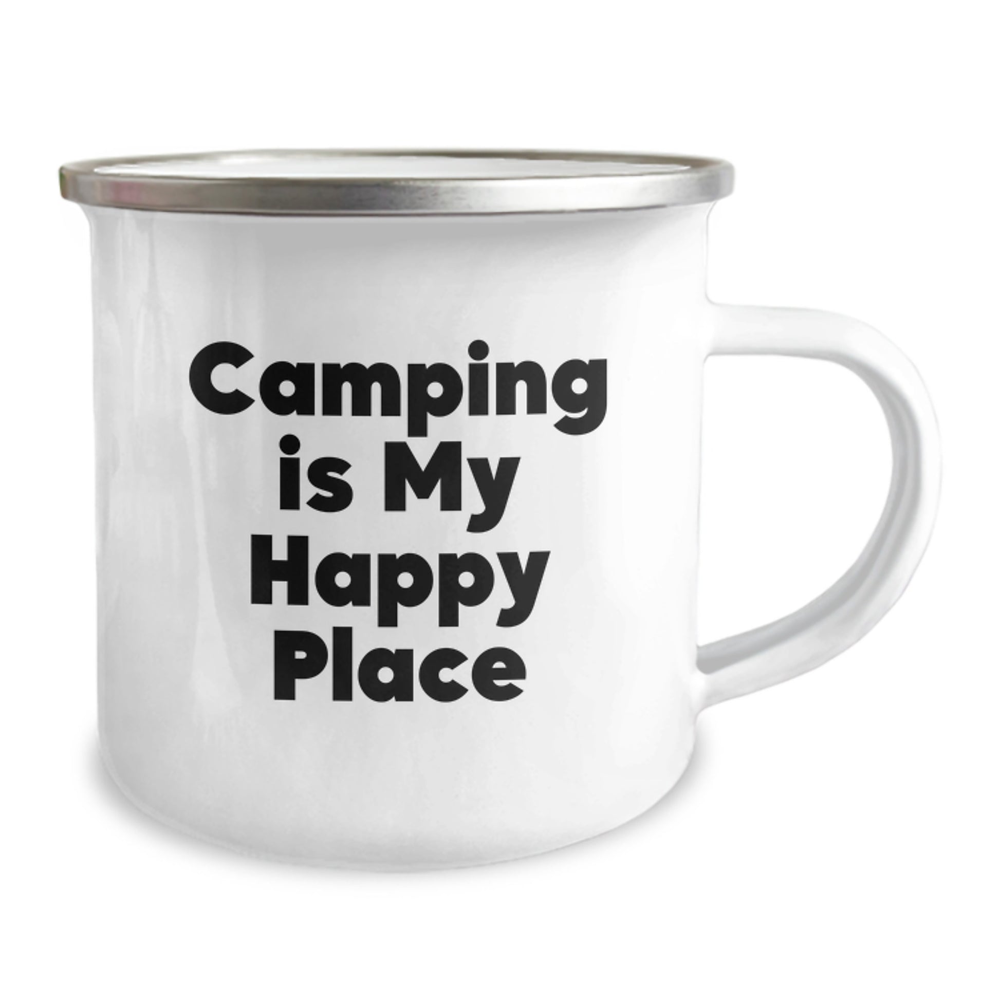 Camping Gifts from Friends, Funny Camping Mug, 'Camping Is My Happy Place', Perfect for Camping Enthusiasts, Graduation Unique Gifts - Image 2